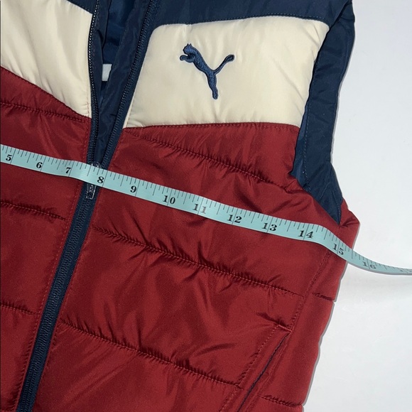 Kids Puma Dark Blue Puffer Vest - Picture 7 of 9